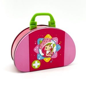 Strawberry Shortcake 41-Piece First Aid Kit Decorative Tin w/Handle